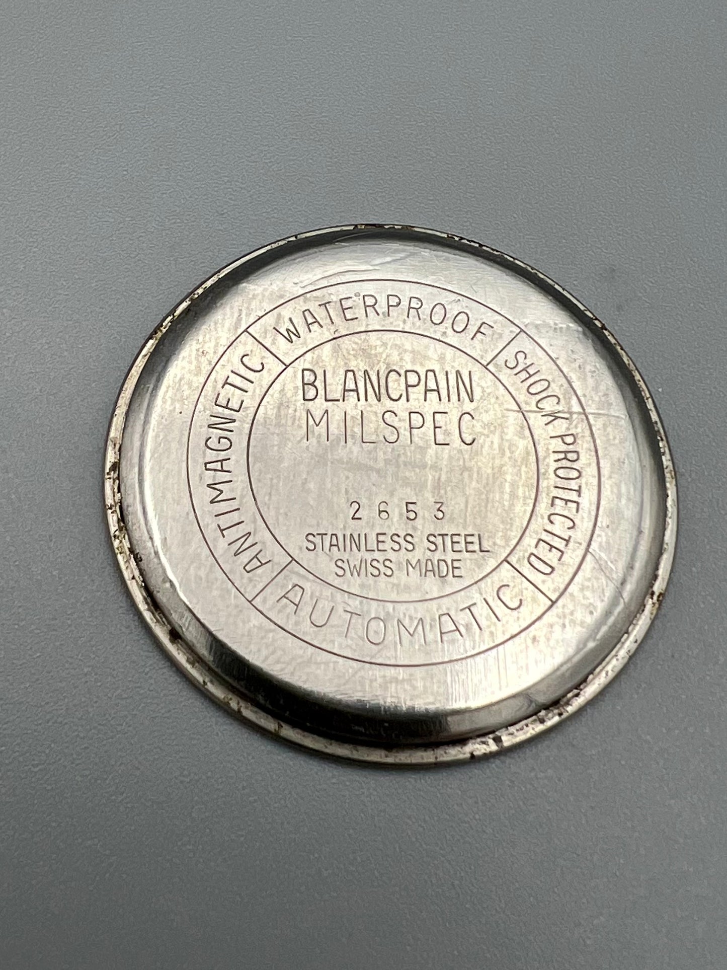 Blancpain Fifty Fathoms Milspec 1 Circa 1960 RARE Excellent Original Condition