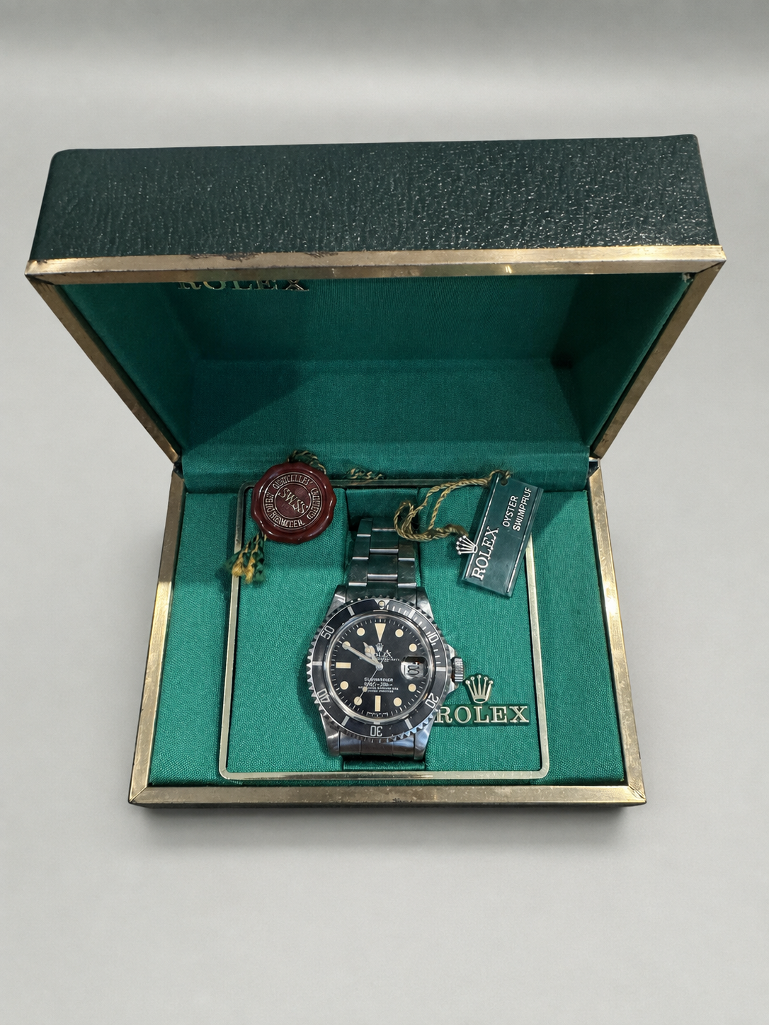 Rolex Ref 1680 Submariner Date, Circa 1979, completely authentic and unpolished