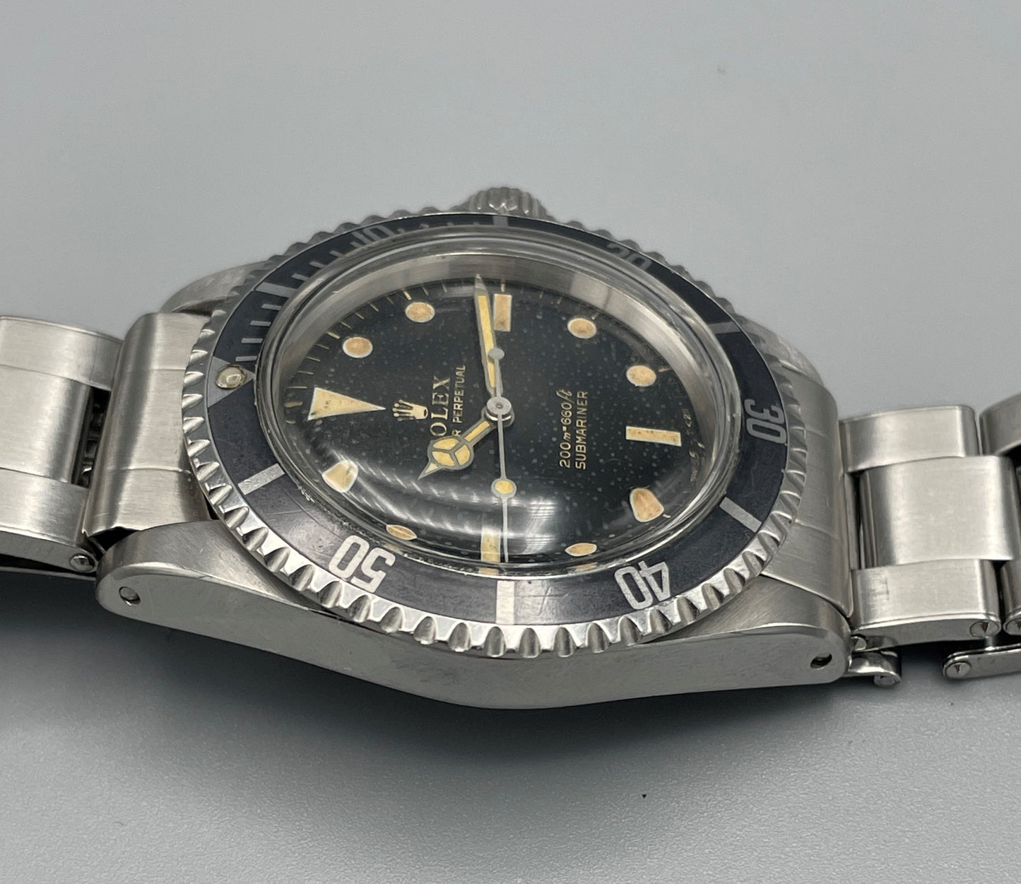 Rolex Submariner Ref 5513, Gilt Dial, Long 5 Bezel, 1966