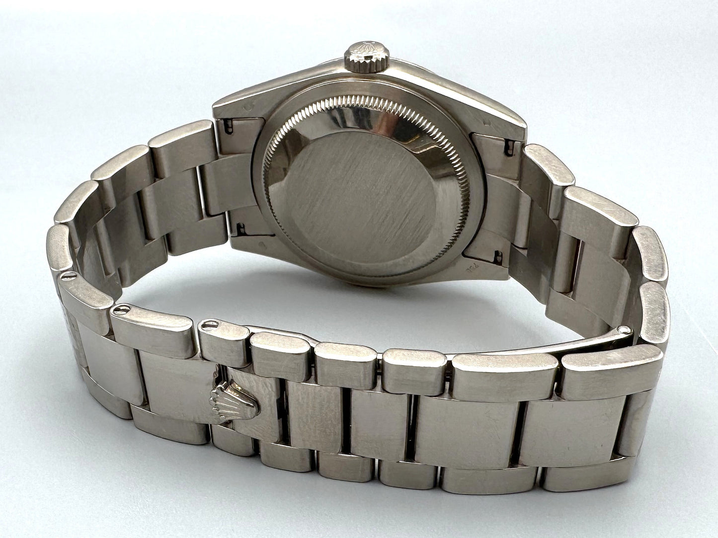 Rolex Day-Date reference 118209 White Gold, Black Dial, 36mm Full Set, Rolex Certified