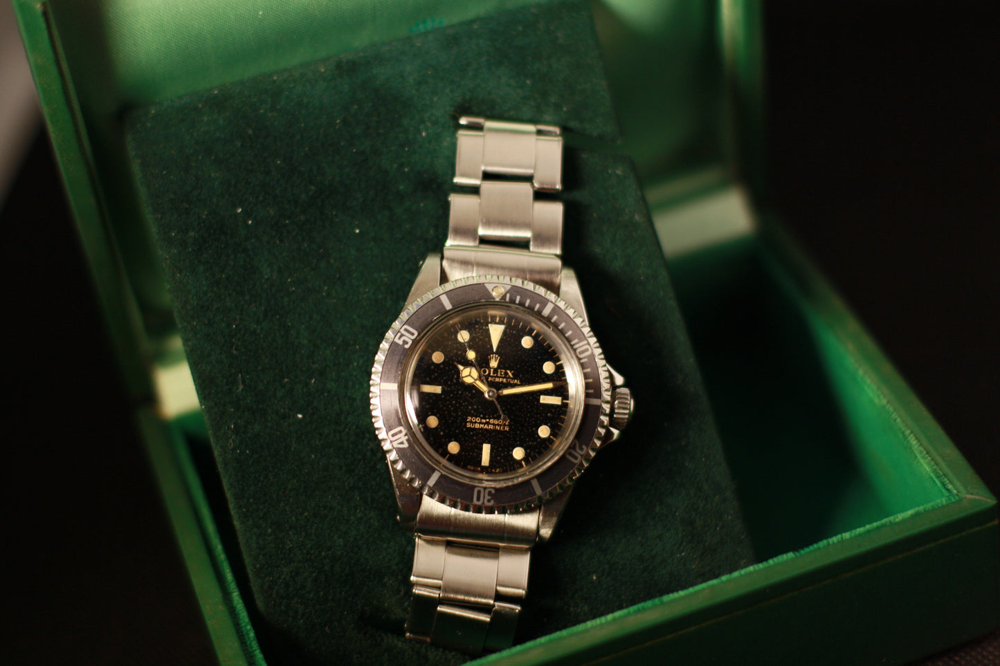 Rolex Submariner Ref 5513, Gilt Dial, Long 5 Bezel, 1966