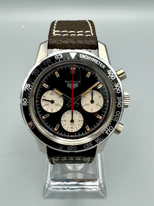 Heuer Autavia Extremely Rare, 2446 2nd Execution, Argentine Air Force, 1963