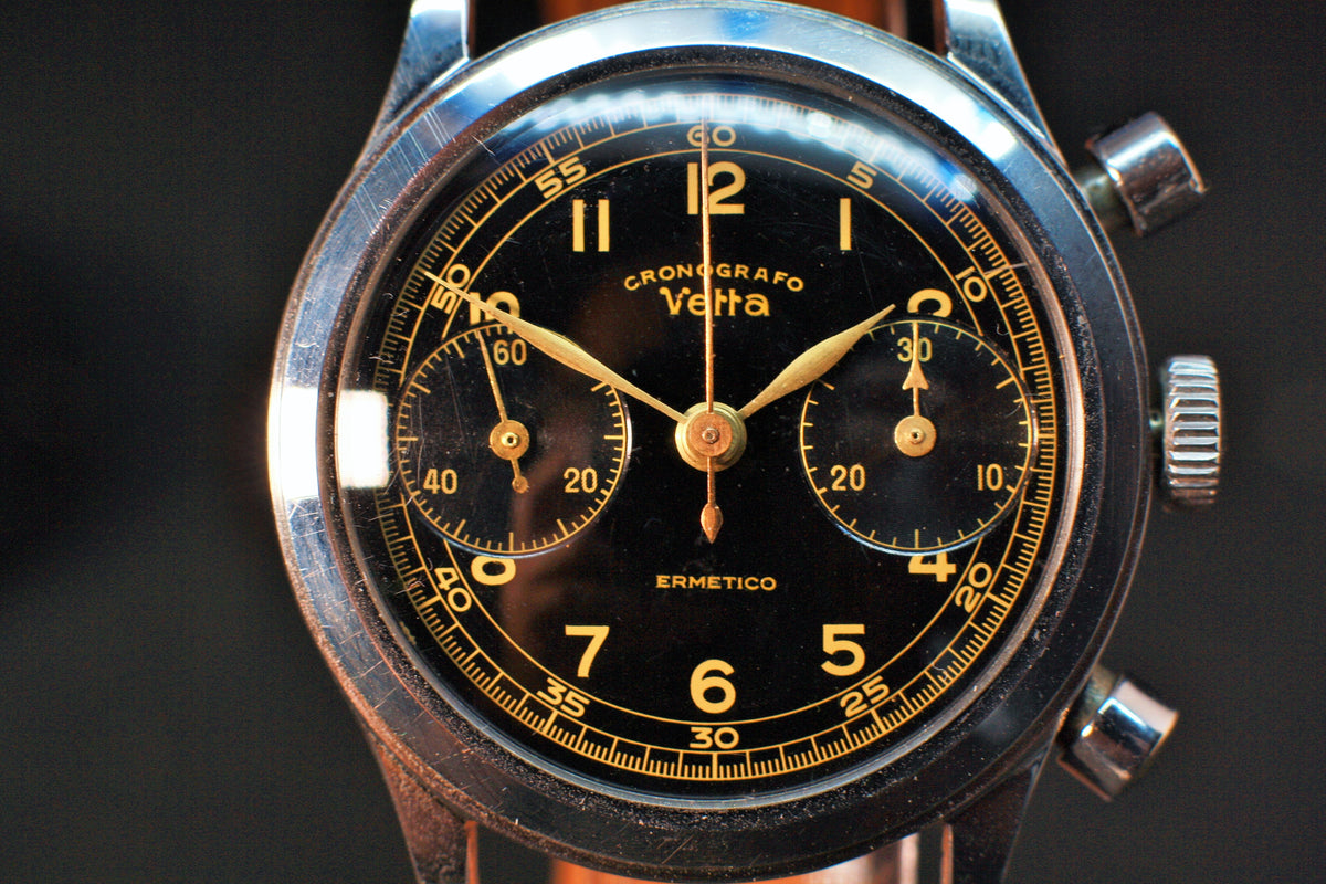 Vetta Cronografo Ermetico Gilt Dial – Parthian Watch Company