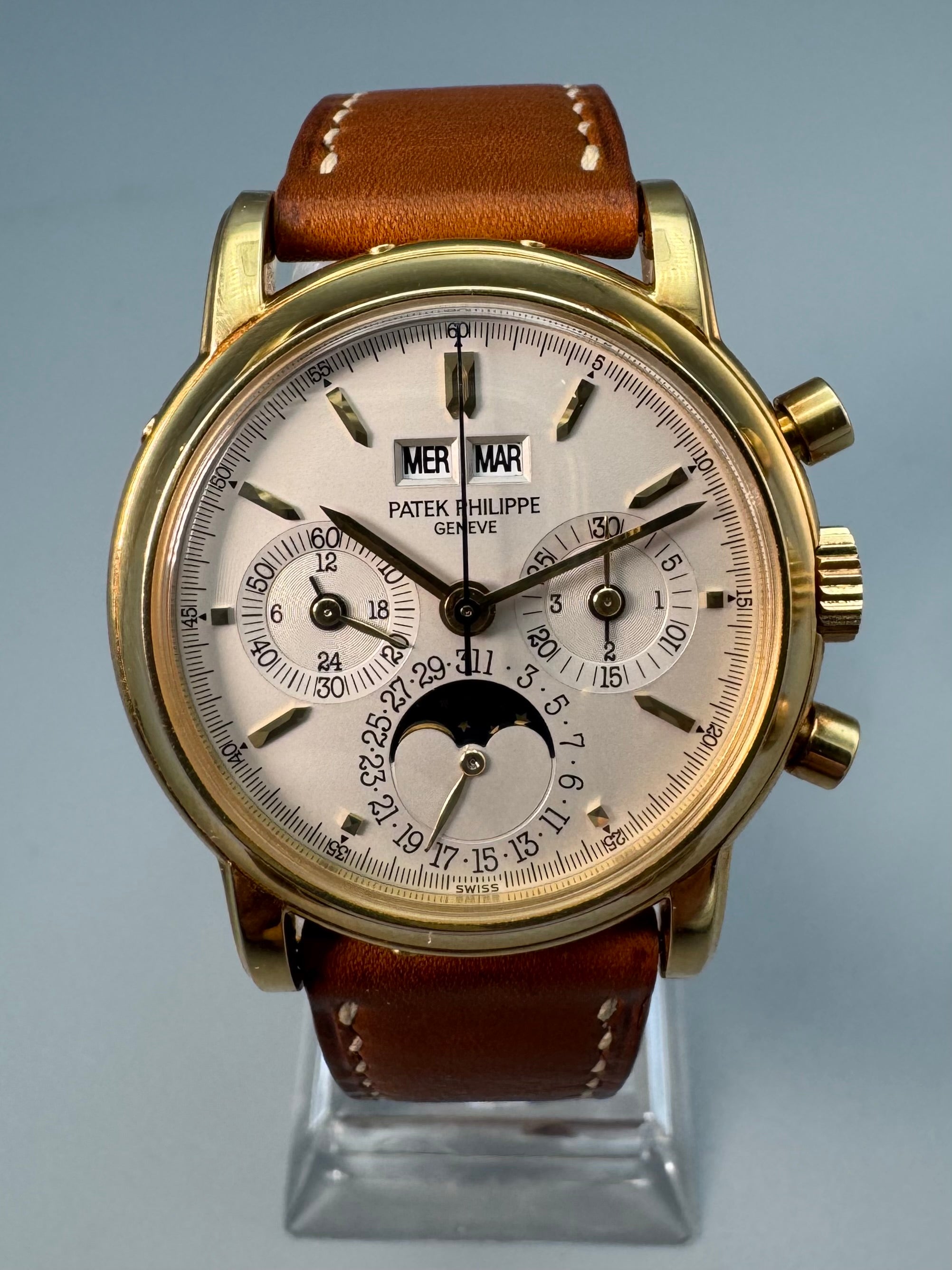【未使用】PATEK PHILIPPE＊ゴルフセット Patek Philippe 3970EJ 1996 Full Set, Unpolished 