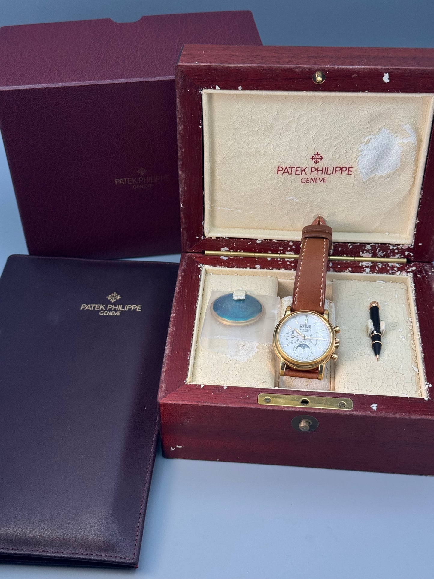 Patek Philippe 3970EJ 1996 Full Set, Unpolished "Safe Queen"