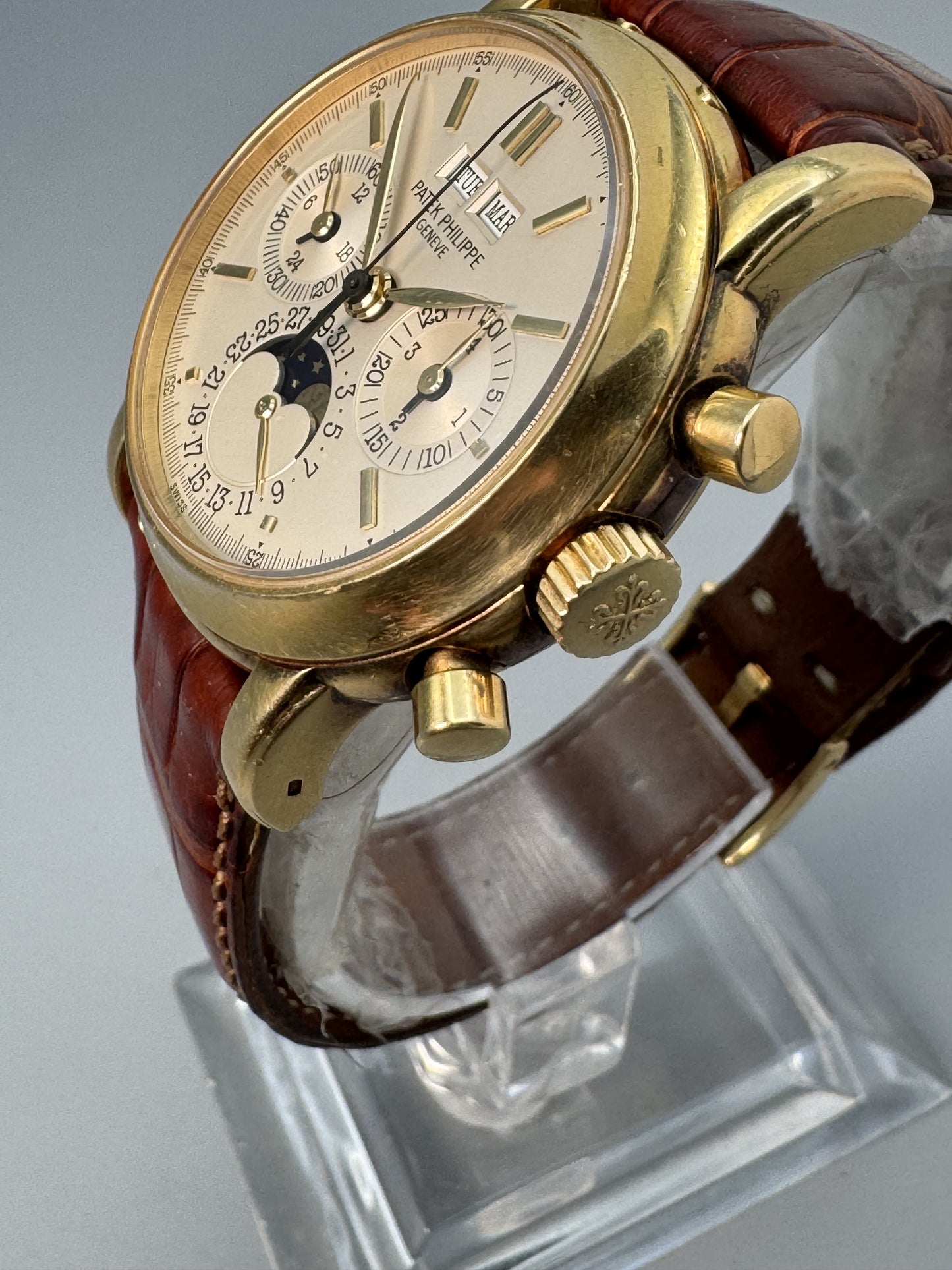 Patek Philippe 3970 EJ, Rare and Flawless Second Series, 1988
