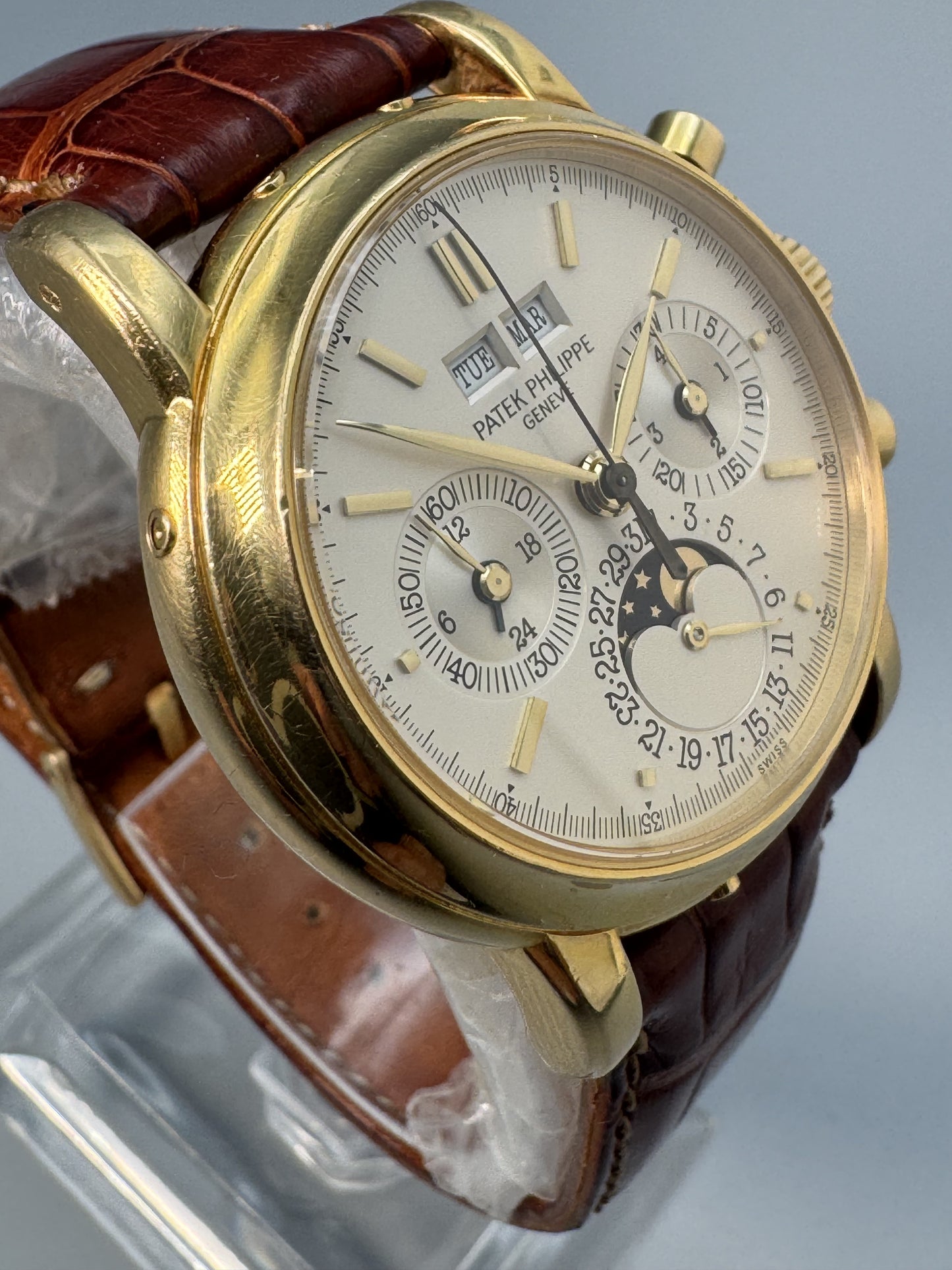 Patek Philippe 3970 EJ, Rare and Flawless Second Series, 1988