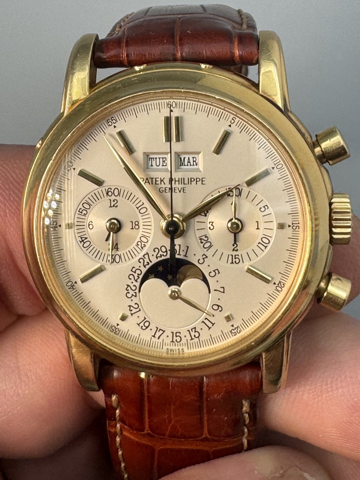 Patek Philippe 3970 EJ, Rare and Flawless Second Series, 1988