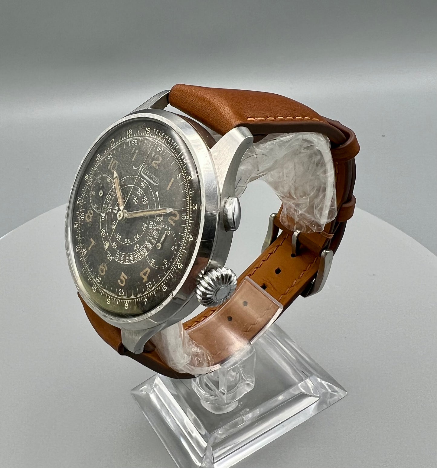 Minerva 1939 Vintage Military Chronograph RARE