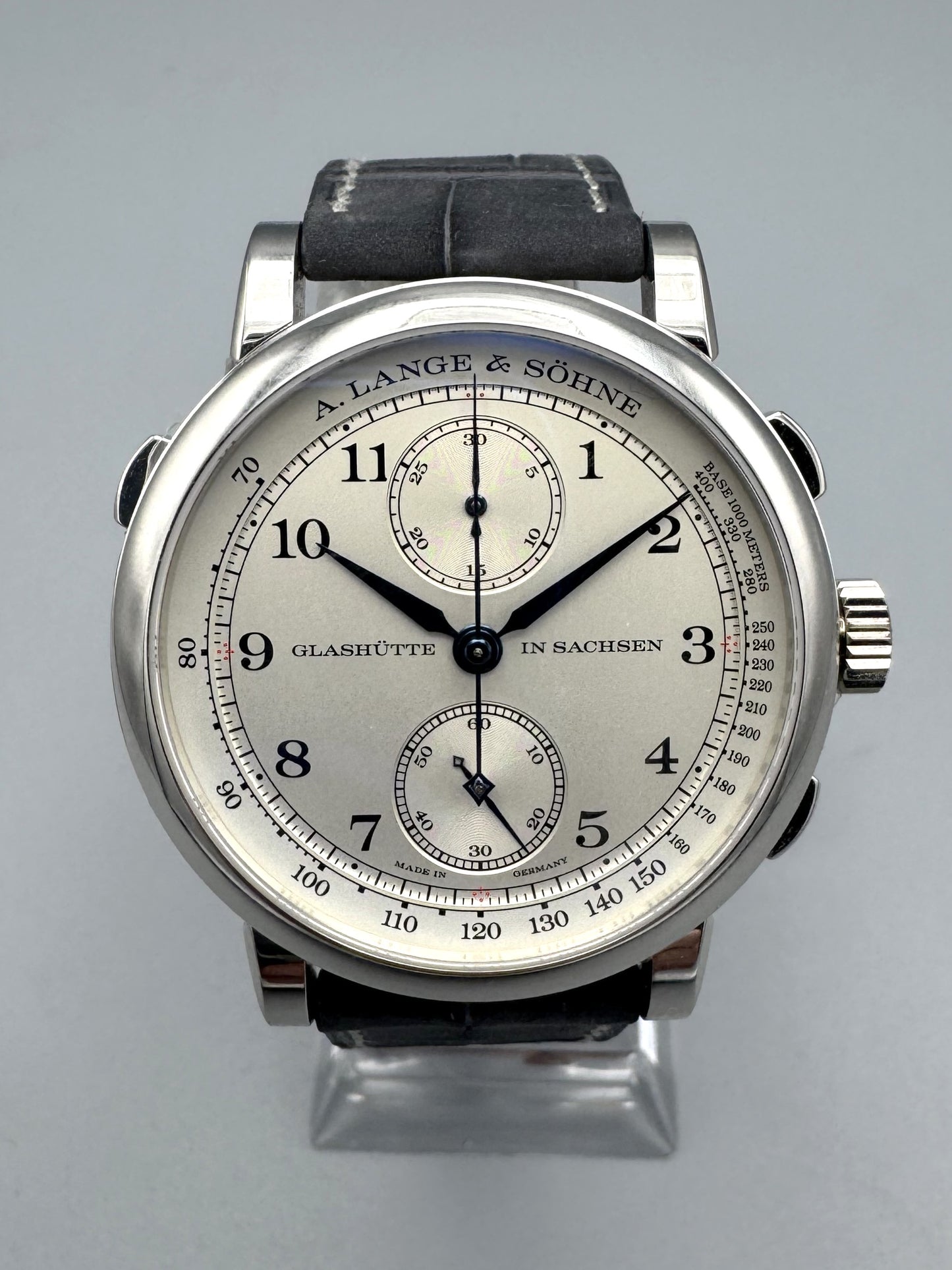 A Lange & Sohne 1815 Rattrapante Ref 425.025 Platinum Limited Edition of 200 Unused