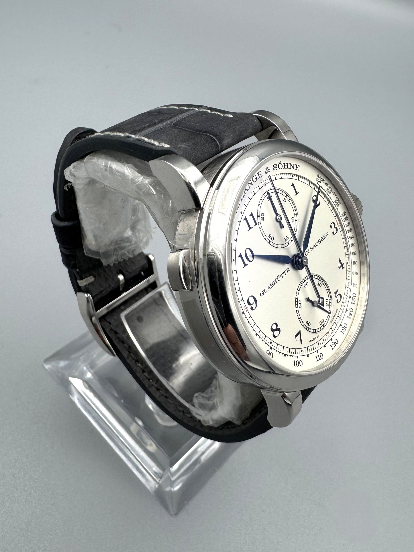 A Lange & Sohne 1815 Rattrapante Ref 425.025 Platinum Limited Edition of 200 Unused