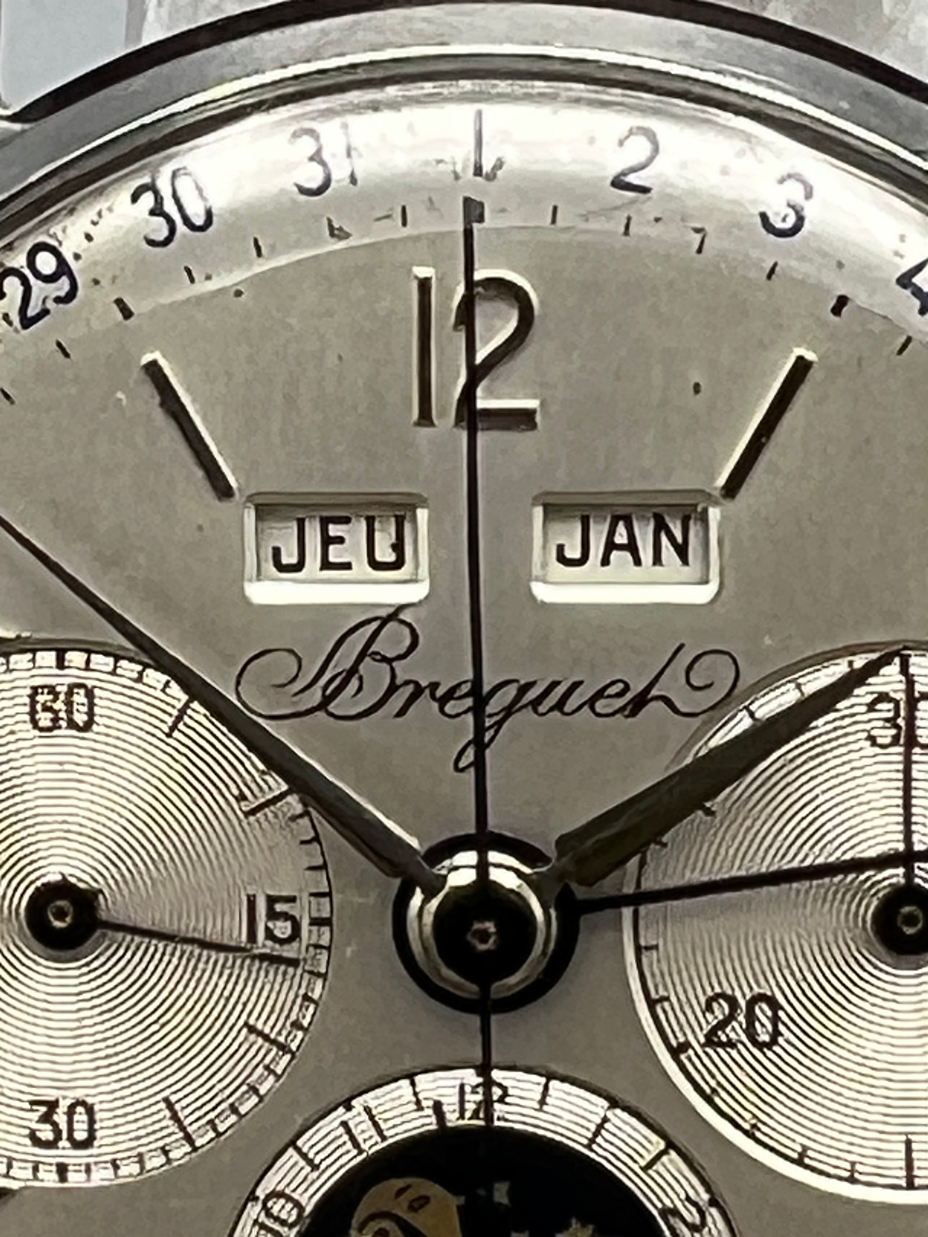 Breguet Chrono Date Exceedingly Rare Stainless Steel Triple