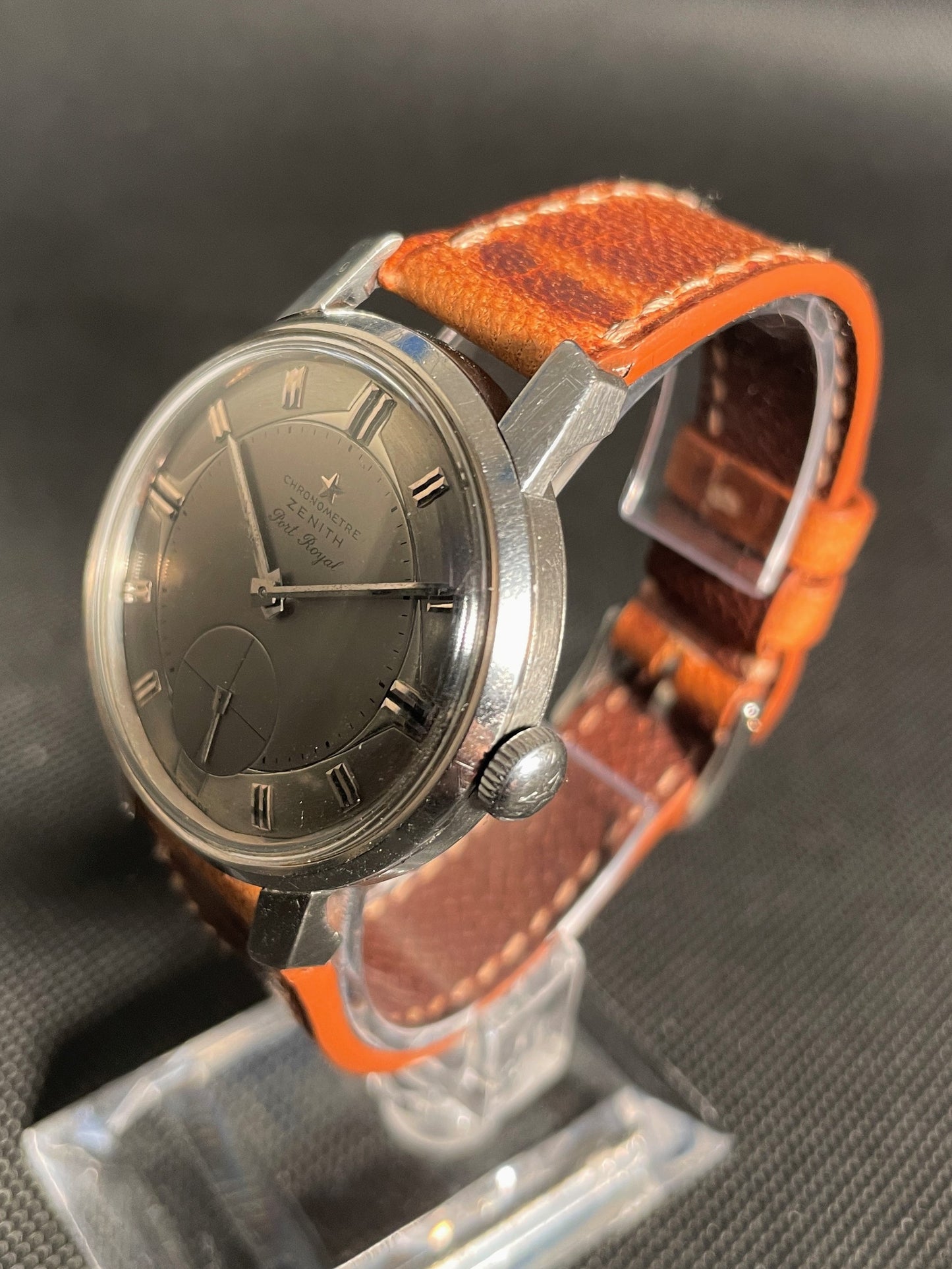 Zenith Caliber 135 Port Royale Chronometre, 36.1 mm Steel, Ultra-Rare Circa 1960