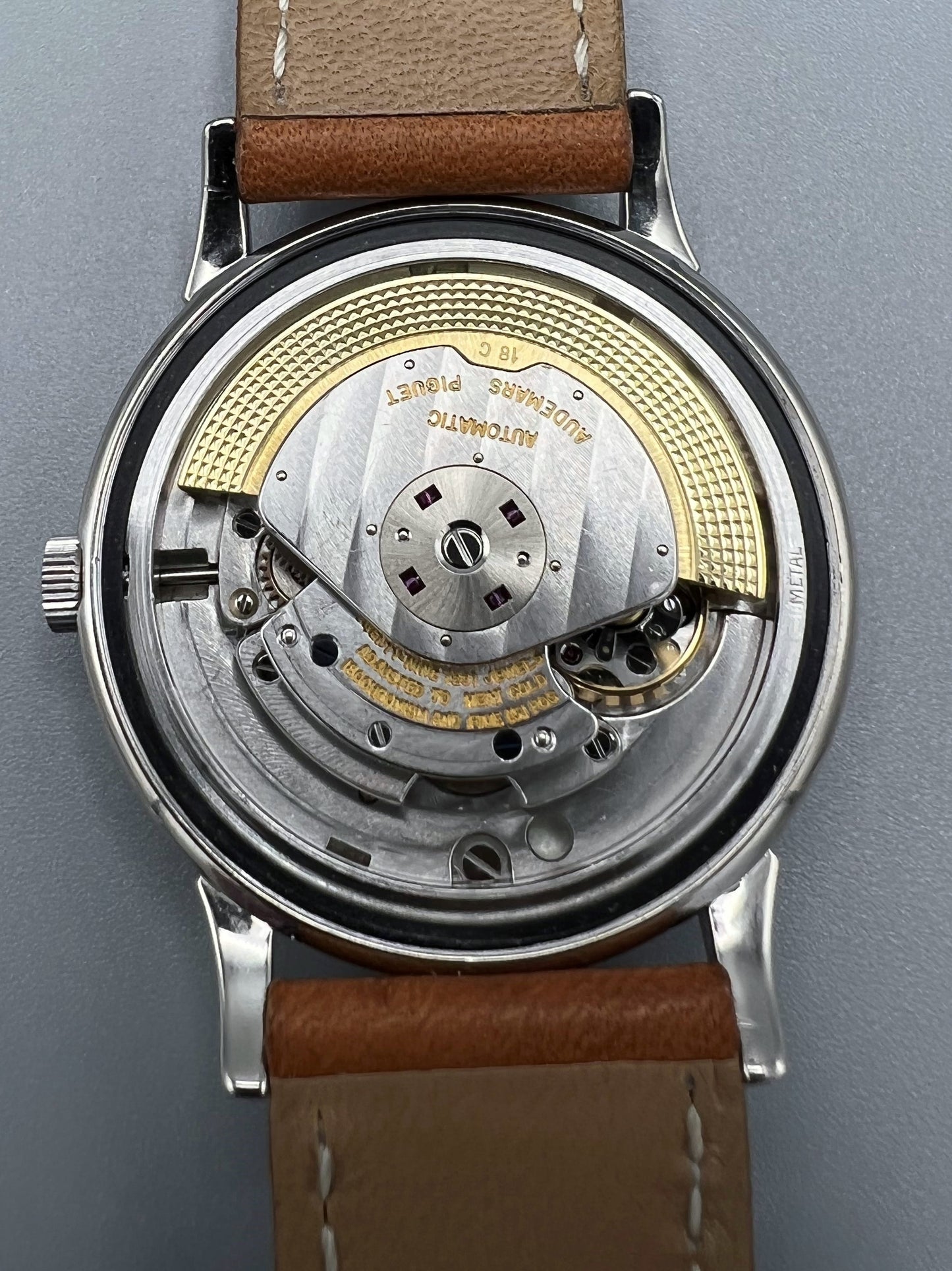 Audemars Piguet Rare, Automatic, White Gold Calatrava Style Watch 1950s