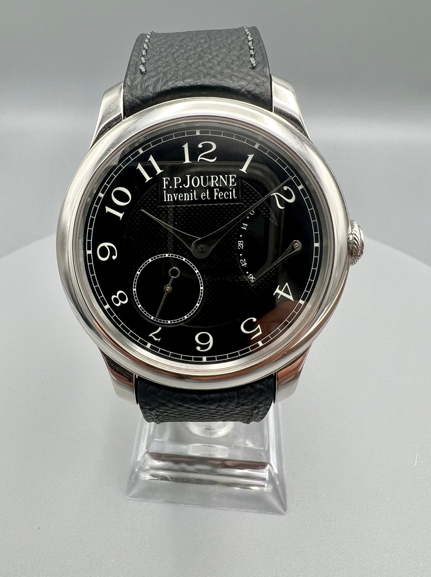 FP Journe Chronometre Souverin Cal 1304 Black Label, Platinum, Rare and Discontinued