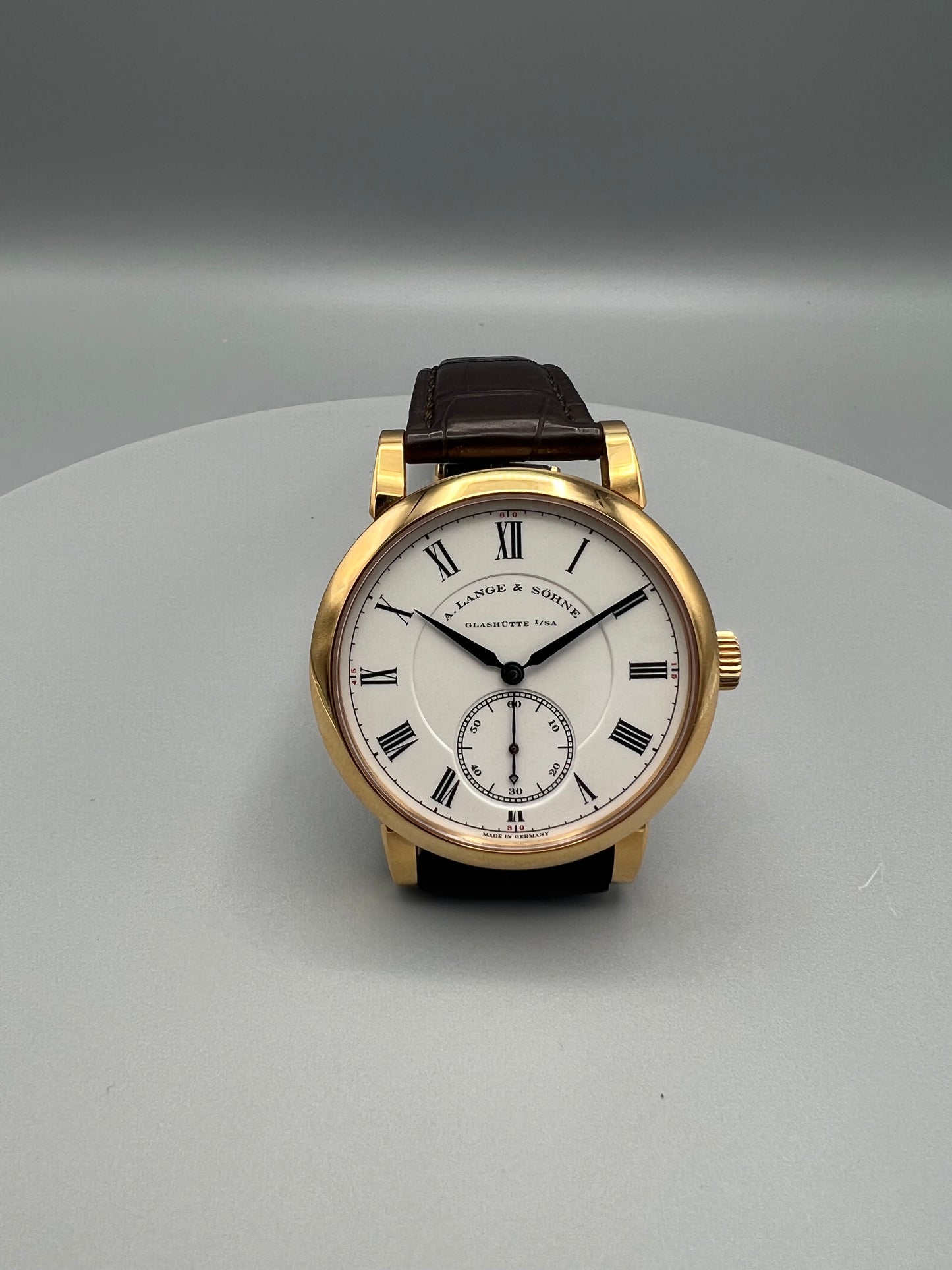 A Lange & Sohne Richard Lange “Pour le Mérite” Ref 260.032 Rose Gold Fusée-and-Chain Transmission