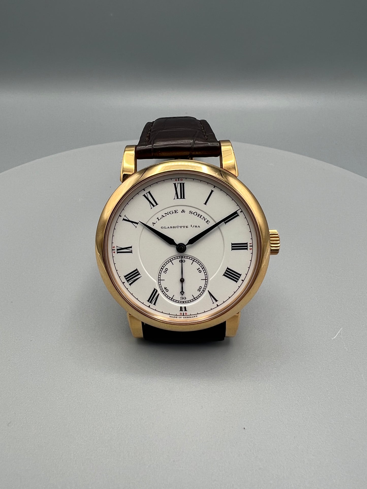 A Lange & Sohne Richard Lange “Pour le Mérite” Ref 260.032 Rose Gold Fusée-and-Chain Transmission