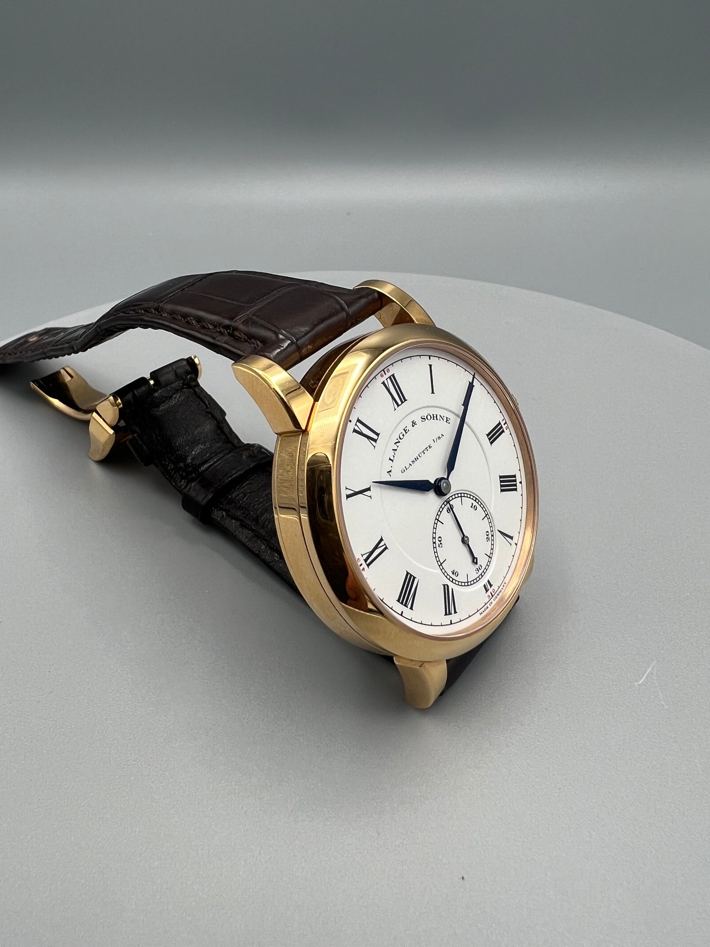 A Lange & Sohne Richard Lange “Pour le Mérite” Ref 260.032 Rose Gold Fusée-and-Chain Transmission