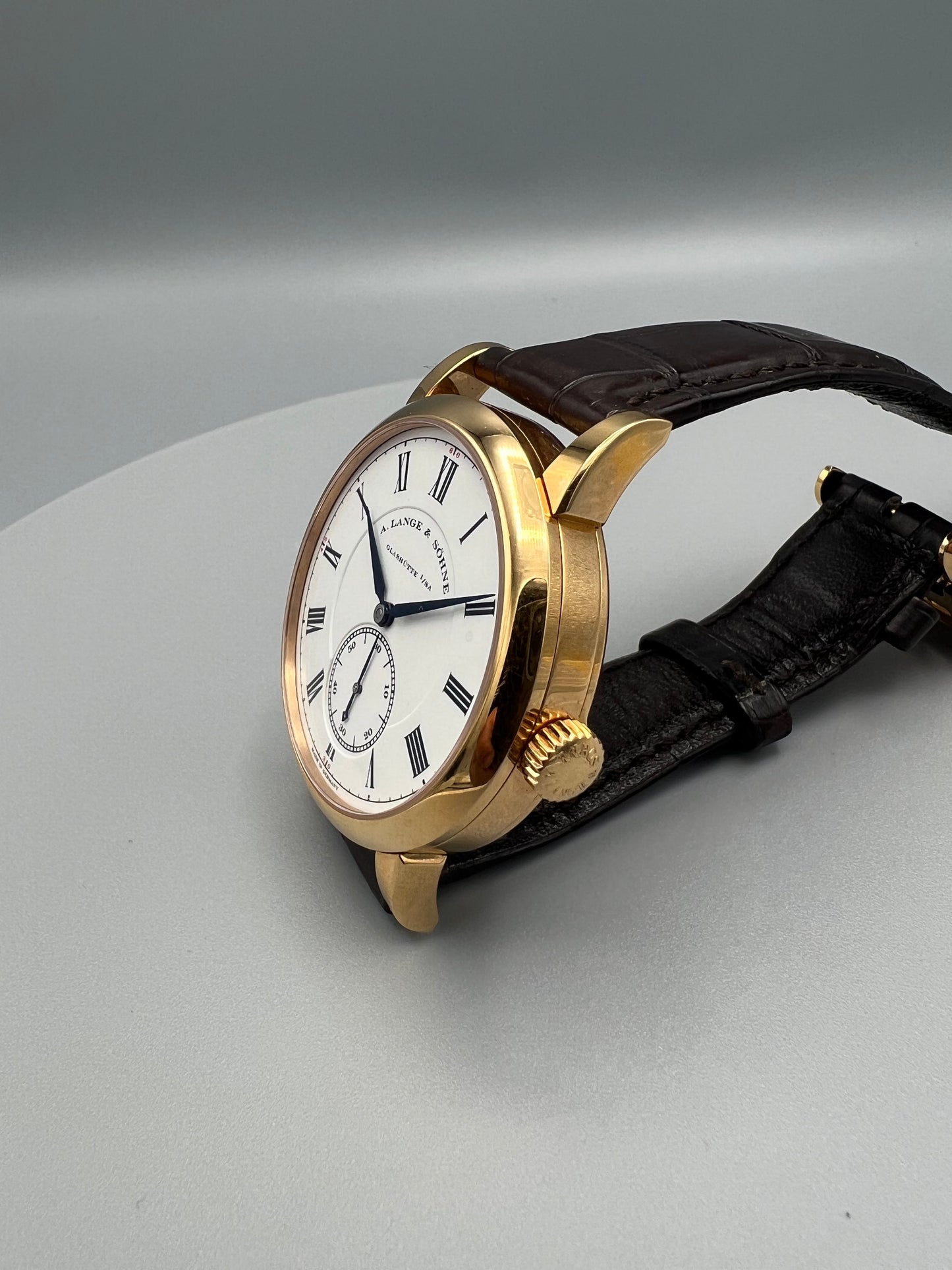 A Lange & Sohne Richard Lange “Pour le Mérite” Ref 260.032 Rose Gold Fusée-and-Chain Transmission