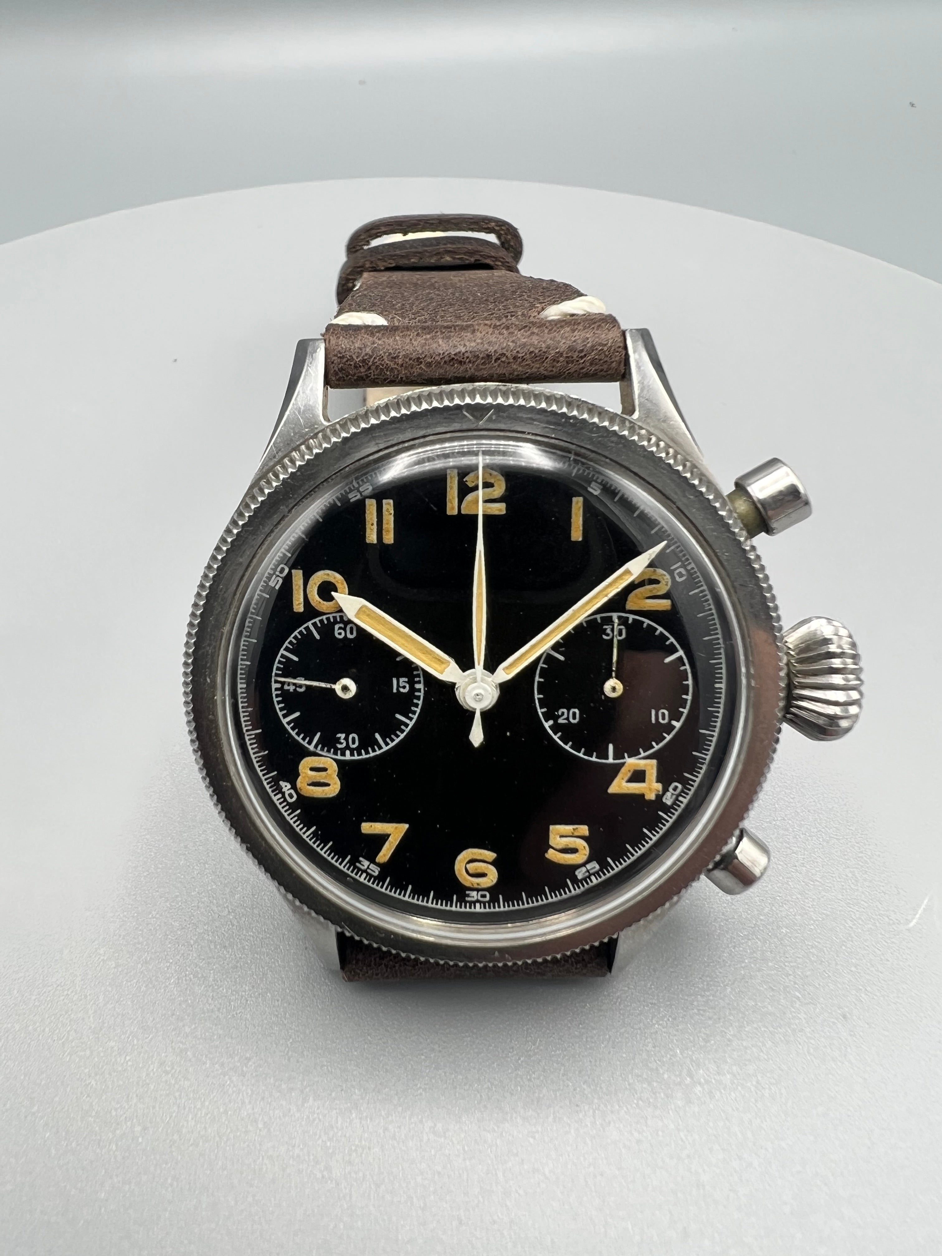 Breguet Type 20 Sterile Dial 1956 Unpolished Rare Unrestored