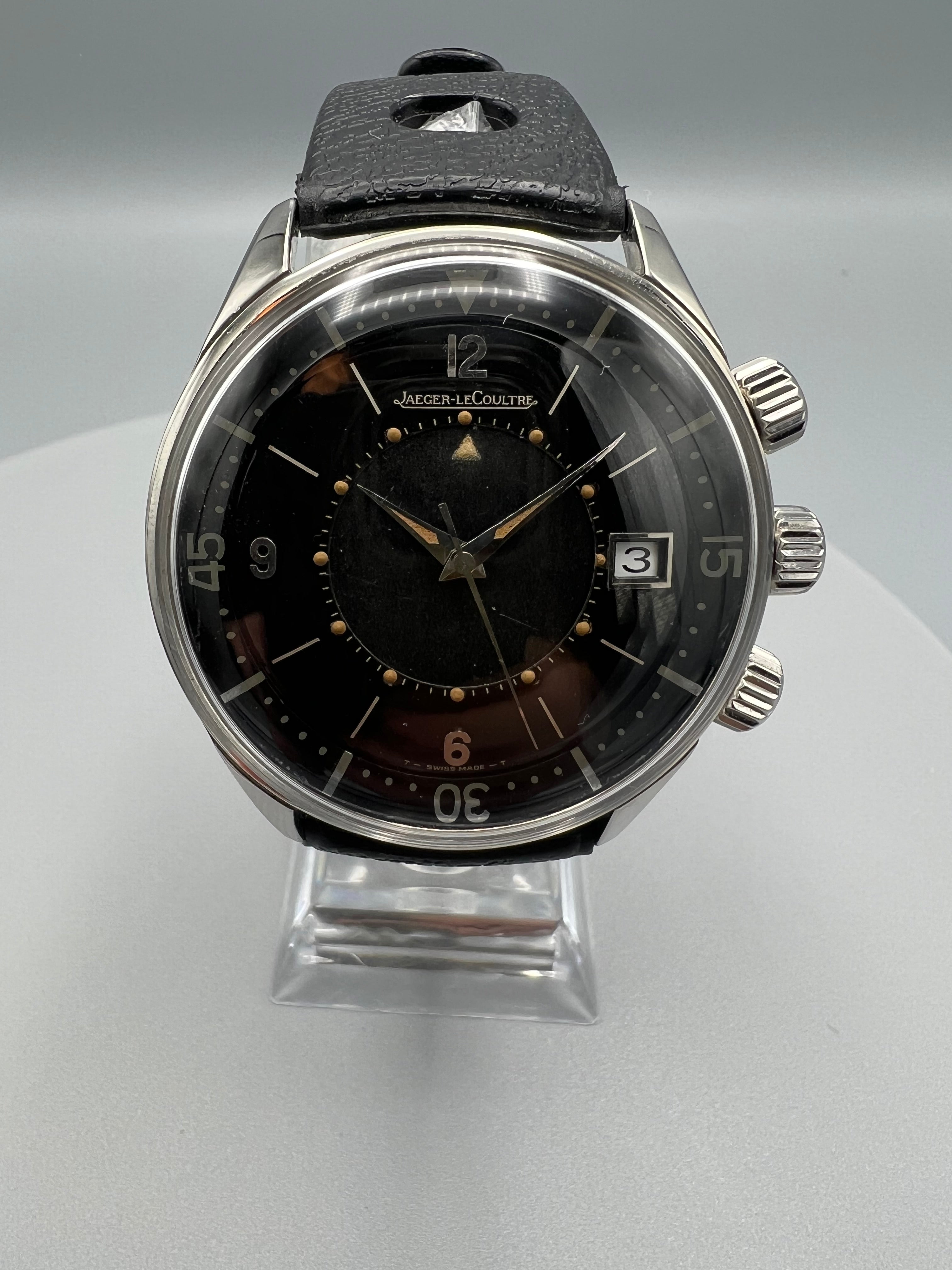 Jaeger LeCoultre Memovox Plaris Ref E859 Extremely Rare Prototype