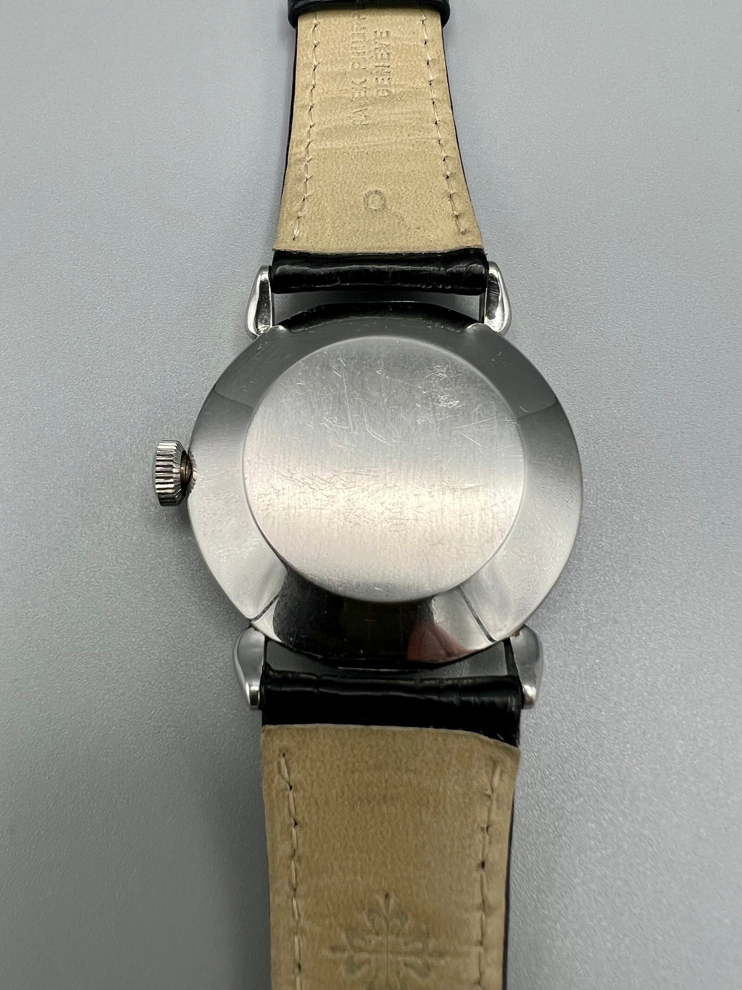 Patek Philippe Ref 1503A, Rare Stainless Steel Watch, Tear Drop Lugs 1946