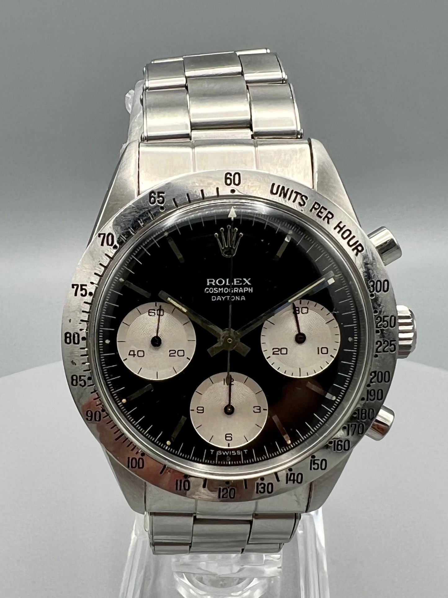 Rolex Ref 6239, Rare “Small Daytona” Stainless Steel Chronograph, circa 1966