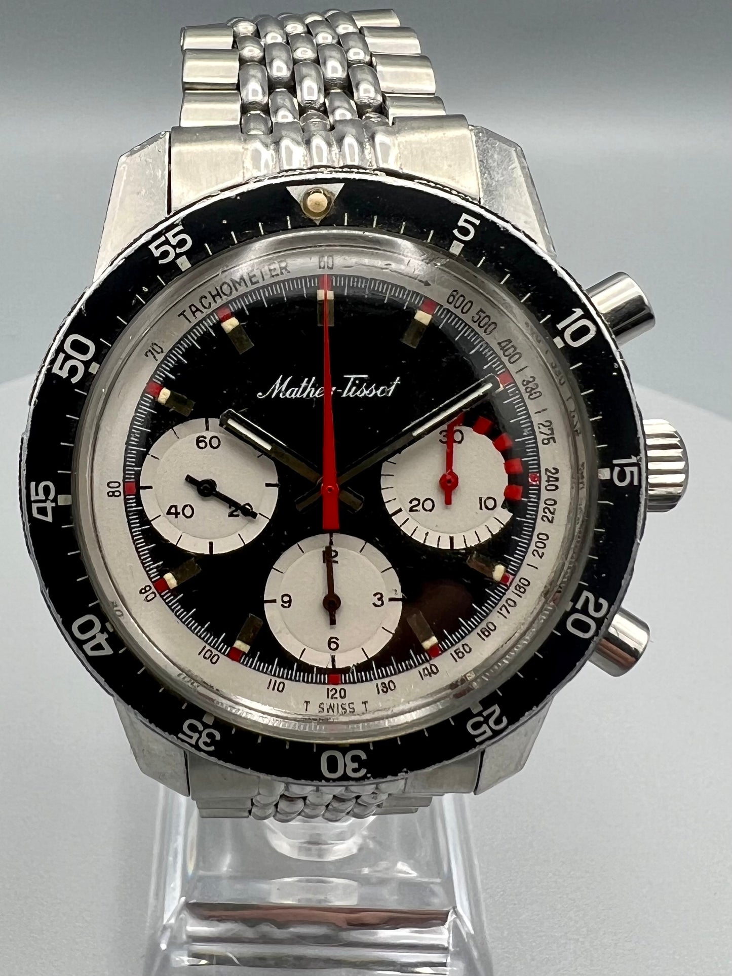 Mathey-Tissot, Valjoux 72 Chronograph Singer "Paul Newman" Dial, 1970