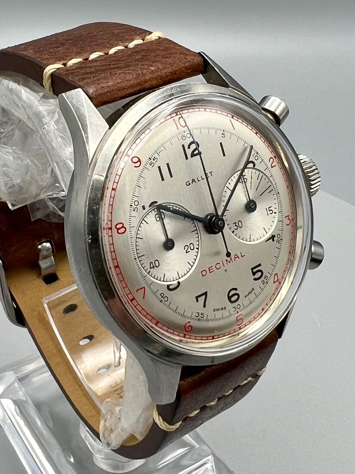 Gallet Multichron Decimal Chronograph, Rare and Excellent Condition, 1950s