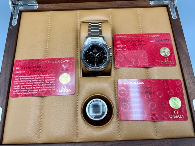 Omega Calibre 321 Speedmaster Canopus Gold, Rare, Heritage Collection, as New, October 2022