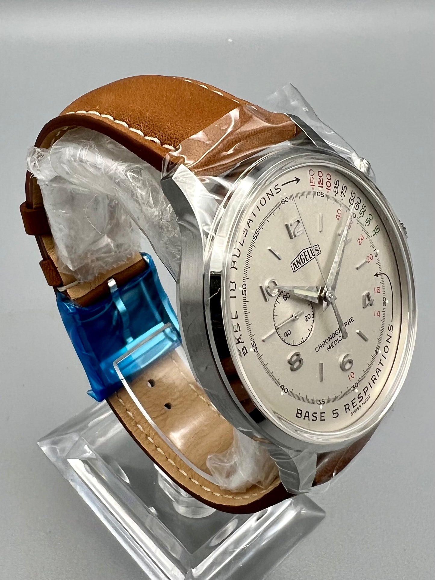 Angelus Chronographe x Massena LAB, Doctor’s Watch, Limited Edition of 99, New, Unused, Full Set, 2023