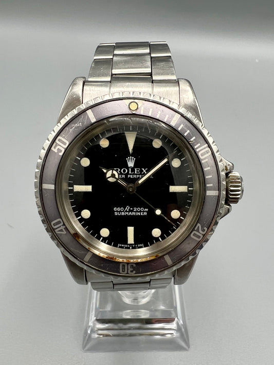 Rolex Ref 5513 Submariner COMEX, RARE early model, with helium escape valve, ghost bezel, 1971