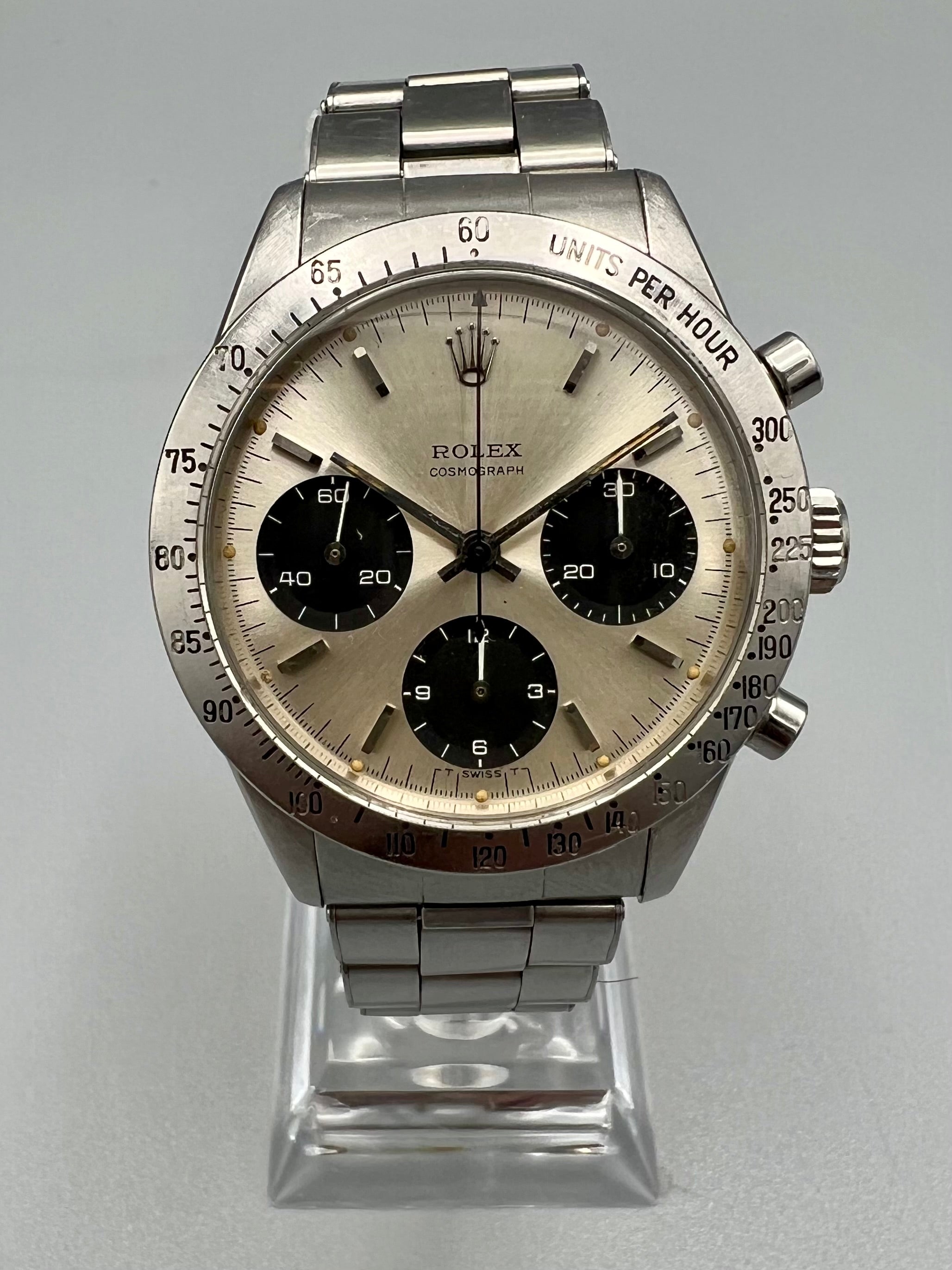 Rolex Ref 6239 First Series Cosmograph Daytona Silver Dial All