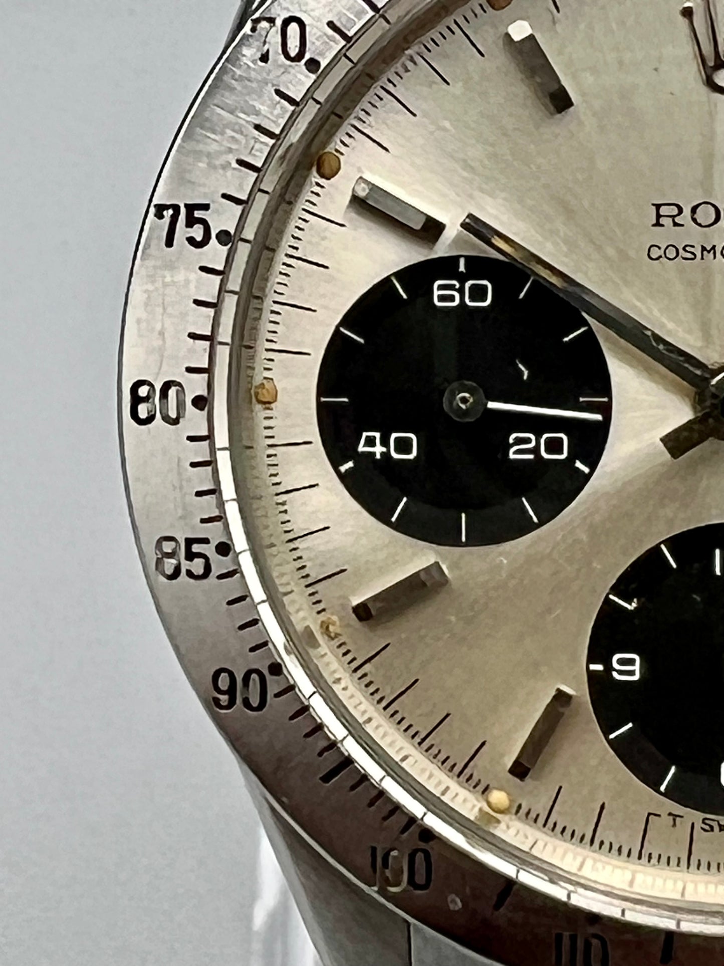 Rolex Ref 6239 First Series Cosmograph Daytona, Silver Dial, All Original, Warranty Papers and Box, 1964