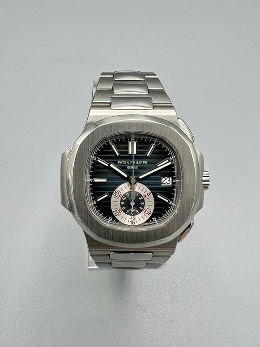 Patek Philippe Ref 5980/1A-001 Nautilus, Single Owner Watch, Full Set, Rare & Mint