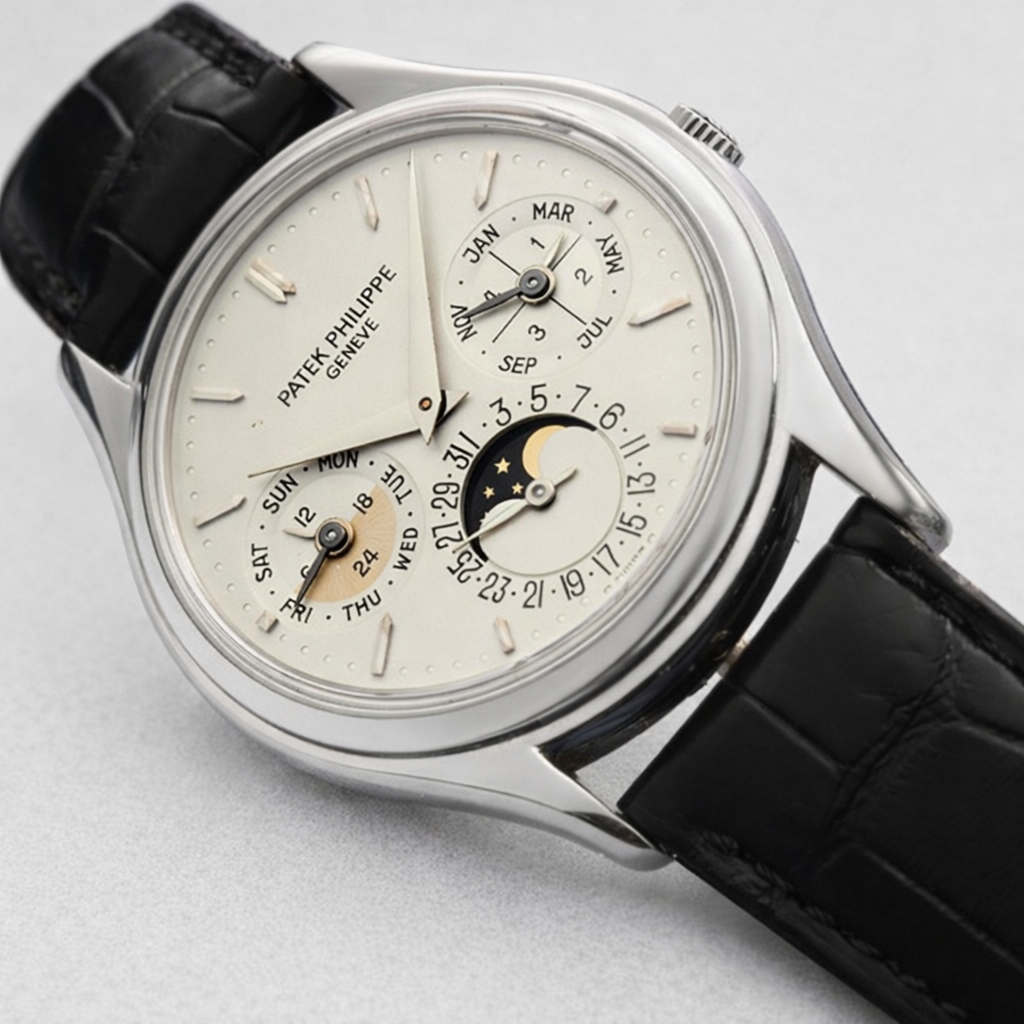 Patek Philippe Ref 3940 P, Early Platinum Model, 1992